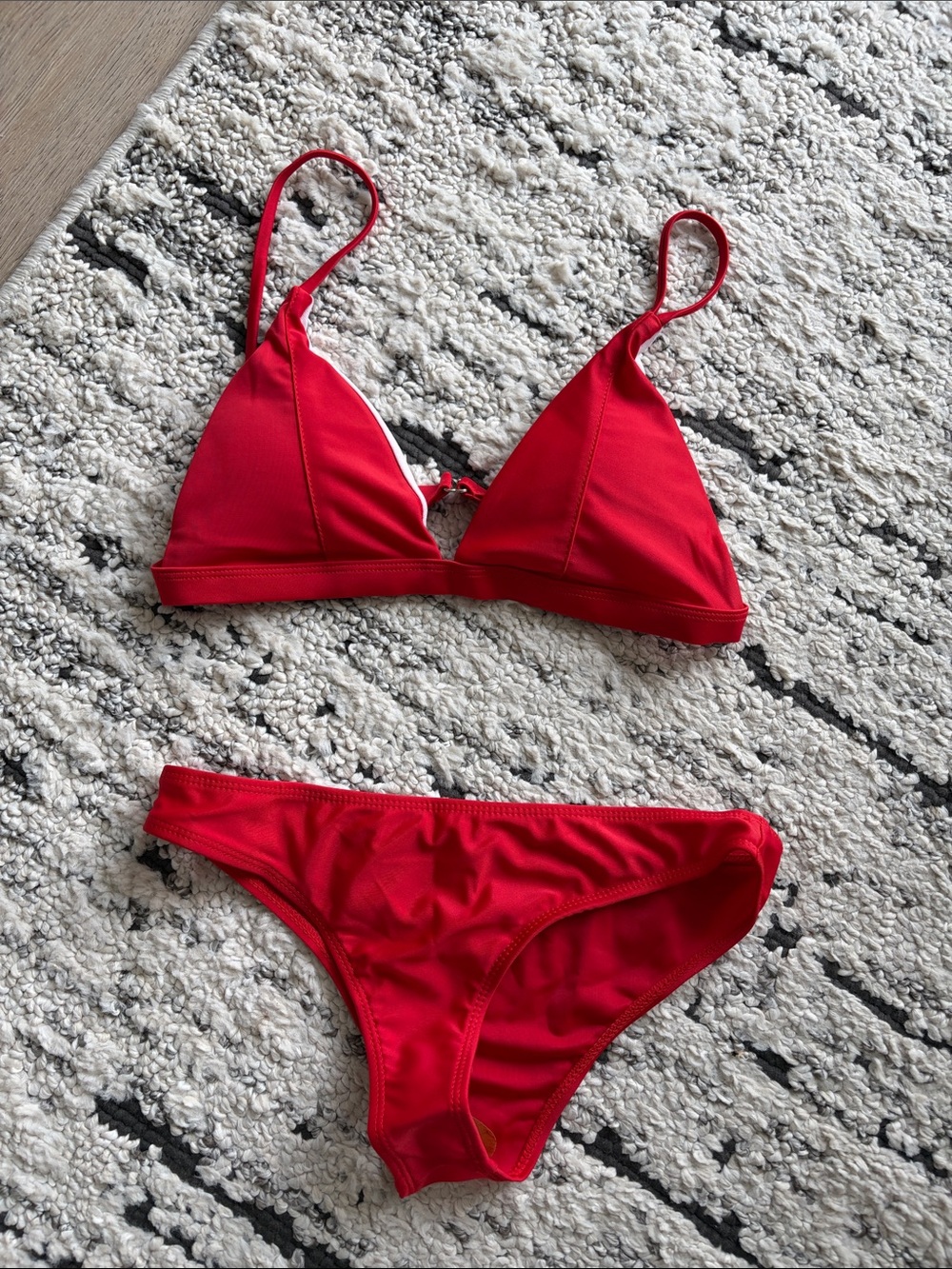 Red Triangle Bikini Set - Women Swim Bikini NWT